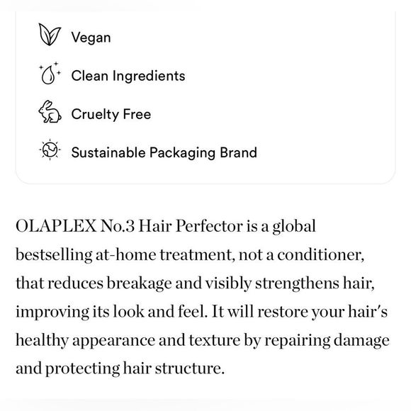 $14❤️‍🔥 LAST 1! OLAPLEX No.3 Hair Perfector Treatment Mini🪞 NEW Repair No 3 - Picture 7 of 10